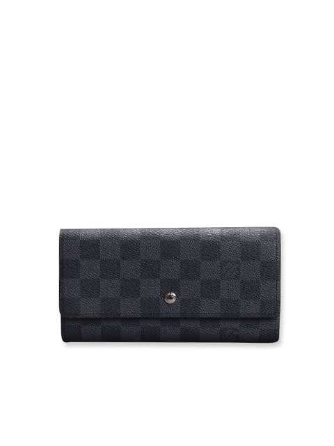 1:1 Copy Louis Vuitton Damier Graphite Canvas Sarah Wallet N61726 Replica